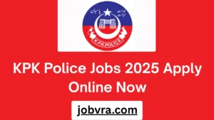 KPK Police Jobs 2025 Apply Online Now